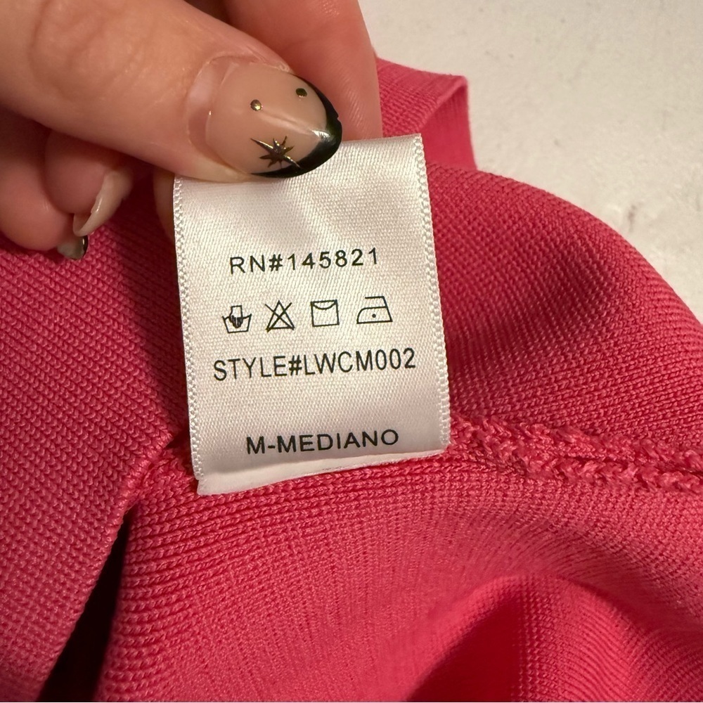 Listicle Pink Sleeveless Crop Bustier Tank Top - Picture 4 of 6